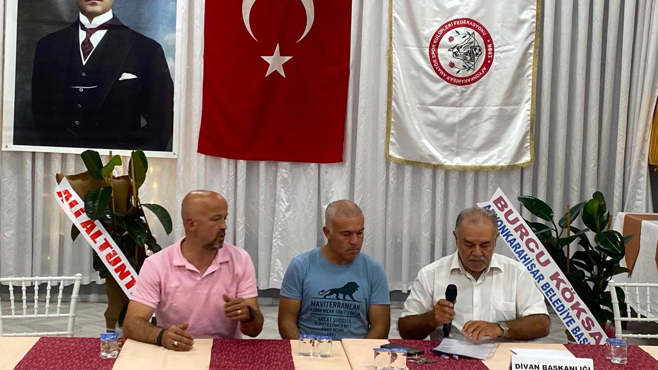 Afyonkarahisar ASKF Genel Kurulu’nda Alişan Akgün Güven Tazeledi
