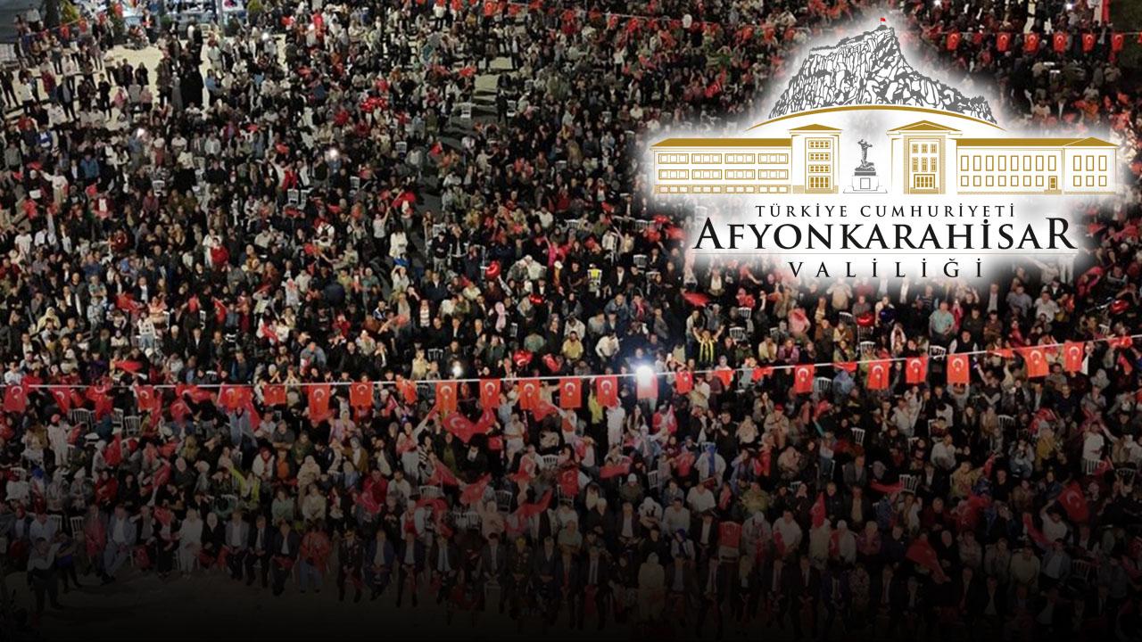 Afyonkarahisar'da 15 Temmuz Demokrasi ve Milli Birlik Günü Programı Belli Oldu