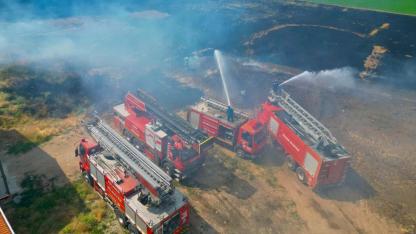 Afyonkarahisar’da Korkutan Yangın: 45 Dekar Buğday Tarlası Kül Oldu