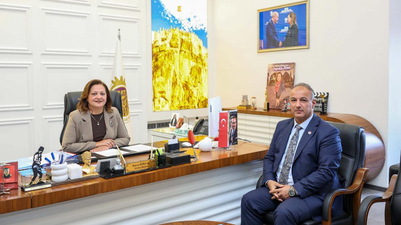Başkan Burcu Köksal, Yeni İl Müdürü Melih Melik Kara’yı Ağırladı