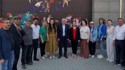 CHP Afyonkarahisar Teşkilatı Eskişehir'de Özgür Özel'e Destek Verdi