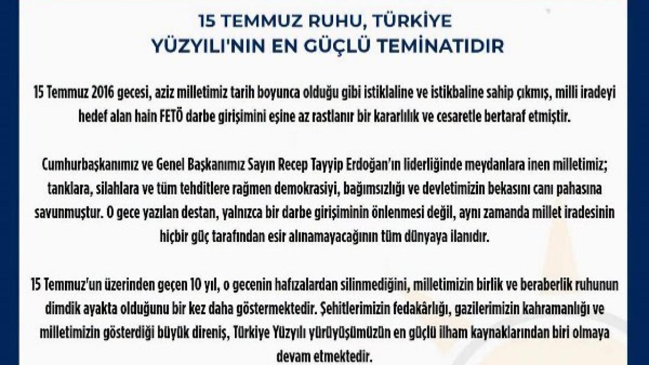 "Destanımız Yolumuzu Aydınlatıyor"