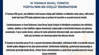 "Destanımız Yolumuzu Aydınlatıyor"