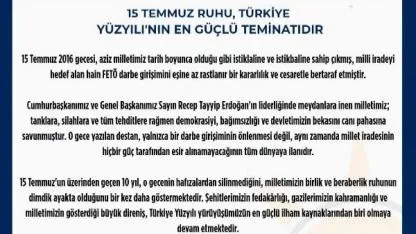 "Destanımız Yolumuzu Aydınlatıyor"