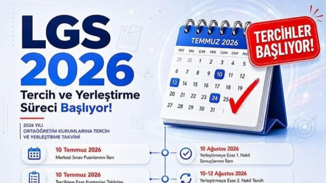 LGS 2026 Tercih Maratonu Başlıyor: İşte Tercih Ve Yerleştirme Takvimi