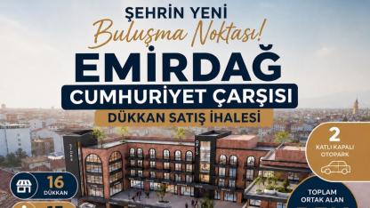 Emirdağ'da Dev Yatırım Satışa Çıkıyor: Cumhuriyet İş Merkezi İçin Geri Sayım Başladı