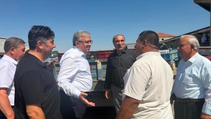 Milletvekili İbrahim Yurdunuseven Deresinek Halinde Üretici ve Esnafla Buluştu