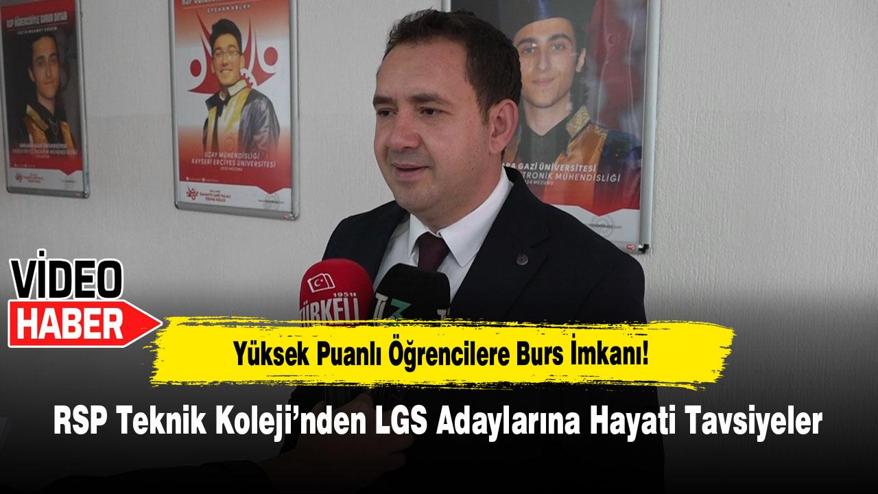 RSP Teknik Koleji’nden LGS Adaylarına Hayati Tavsiyeler