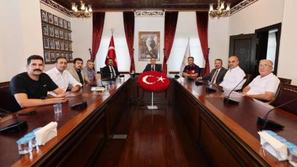 Sandıklı Heyetinden Vali Aktaş’a Ziyaret