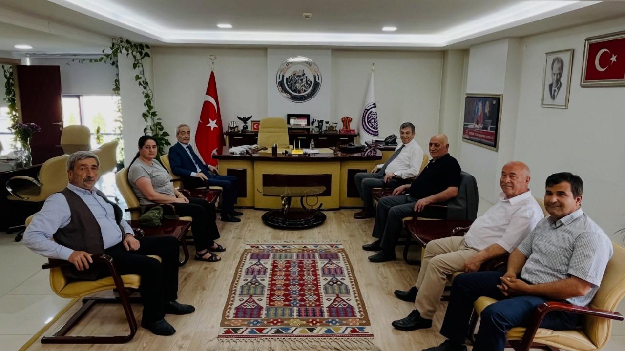 TESK Yönetim Kurulu Üyesi Muhammet Ali Künkcü'den Afyon ESOB Başkanı Üstün'e Ziyaret