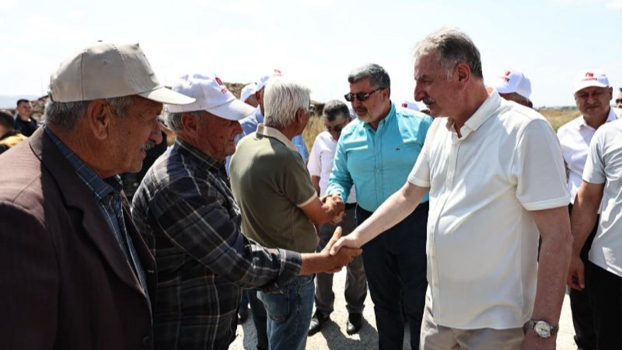 TMO Genel Müdürü Ahmet Güldal Afyon Hasadını İnceledi