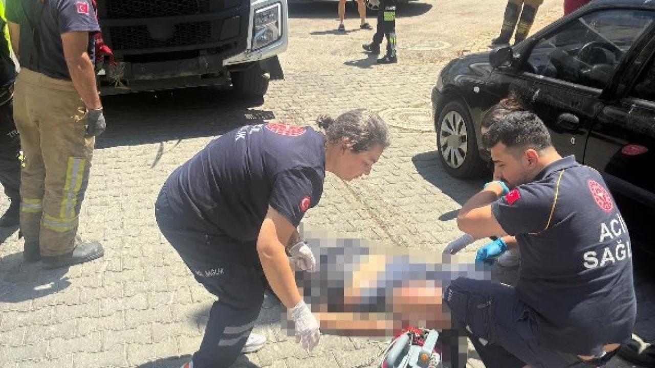 Yaşlı Adama Çarpan Kamyon Ölümüne Neden Oldu!