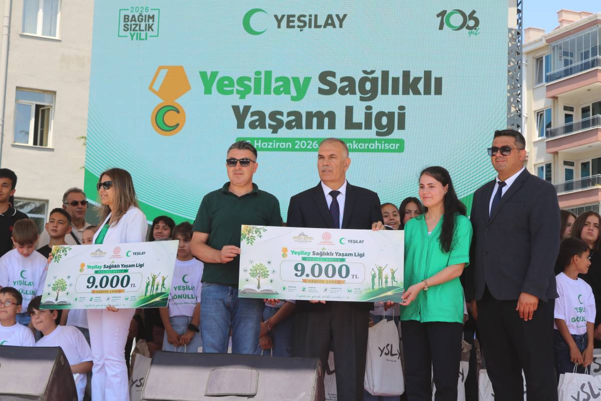Afyonkarahisar’da Sağlıklı Yaşam Ligi Coşkusu: Şampiyonlar Ödüllerini Aldı