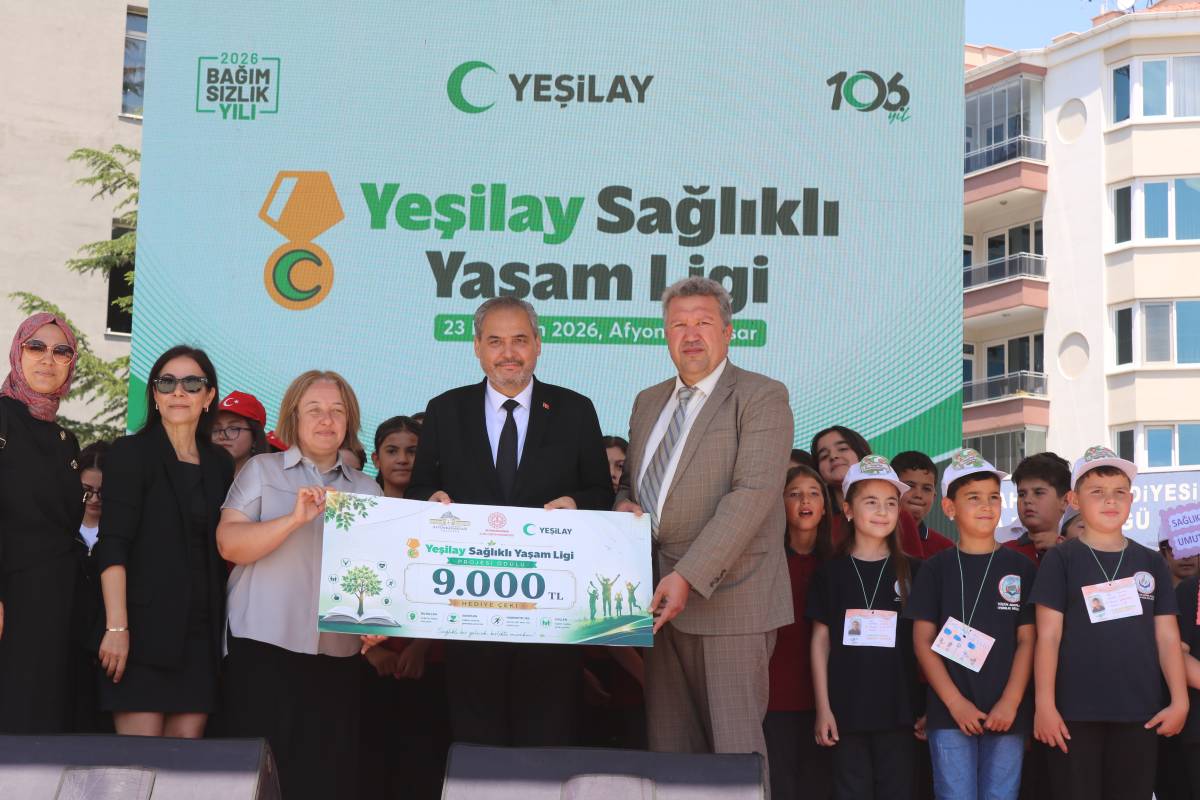 Afyonkarahisar’da Sağlıklı Yaşam Ligi Coşkusu: Şampiyonlar Ödüllerini Aldı
