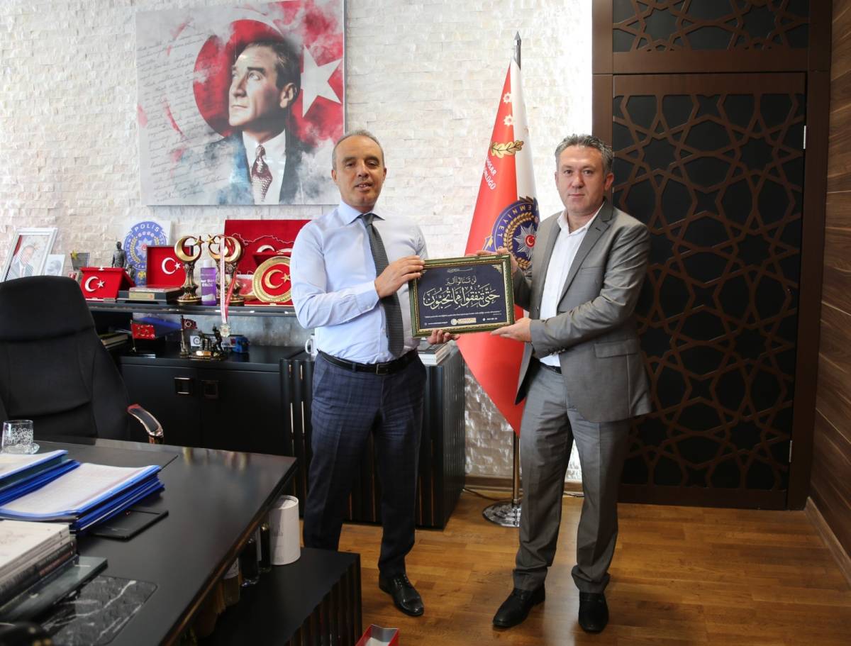 Cansuyu Derneği Heyetinden İl Emniyet Müdürü Erol’a Ziyaret