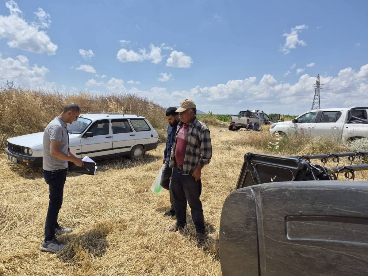Afyon’da Hasat Sezonunda Biçerdöver Denetimleri Sürüyor