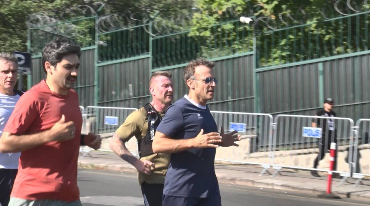 Fransa Cumhurbaşkanı Macron’dan Ankara’da Sabah Koşusu