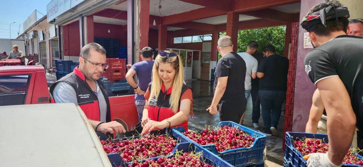 Sultandağı'nda Meyve Alım Noktalarına Sıkı Denetim